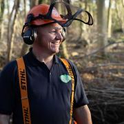 Gavin Durrant, assistant warden for Suffolk Wildlife Trust's north east reserves.