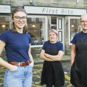 Nicole Beattie, Carol Coulthard, and Jacqueline Beattie at First Bite