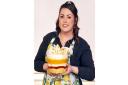 The Jubilee Pudding: 70 Years in the Baking winner Jemma Melvin with her Lemon Swiss Roll & Amaretti Trifle