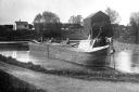 Barge on the Stroudwater Canal near Stonehouse Court, c.1910