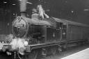 Steam train to Hertford possibly 1930s