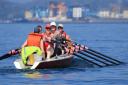 Exmouth Rowing Club members out on the water. Photo: Tom Hurley