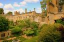 Sudeley Castle, showing ruins and knot garden