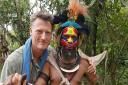 Benedict with Howard, a friend from the Hewa people of Papua New Guinea