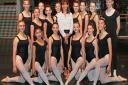 Darcey Bussell (centre) with Year 11 students