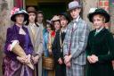 Neston High School pupils dressed as Victorian travellers: Jess Hough, Oliver Radford, Holly Nelson, Cerys Pryce, Alayna Hughes, Alfie Ross, Paisley Morrison and Katie Bryan