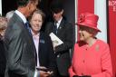 HM The Queen presents the award to Carl Hester