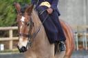 Side saddle rider Emma Wood on her mount, Russ