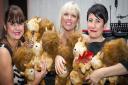 Sally Laffan, Becky Want and Natalie James with lots of squirrels!