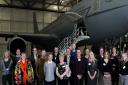 The finalists in the 2014 West Oxfordshire Business Awards pictured in the Air Tankers hanger at RAF Brize Norton
. Picture: Ric Mellis
4/2/2014 Brize Norton