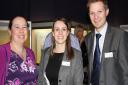 From left, Lina Simmonds, Emma Rule and Peter Baretto (all Bishop Fleming Chartered Accountants)