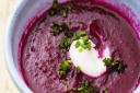 Beetroot and Bramley soup