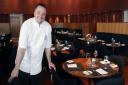 Head chef David Gale in the Podium restaurant at The Hilton, Manchester