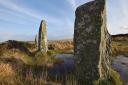 The Nine Maidens stone circle near Madron Cornwall