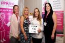 Pink Ladies who organised the event Camille Winklemann, Coral Horn, Niamh Blakemore and Ceri Bastin