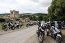 Taking over the car park at Chatsworth