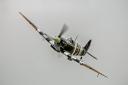BBMF Spitfire flies over the Belper showground
