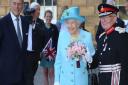 Her Majesty the Queen, HRH The Duke of Edinburgh, and Lord Lieutenant William Tucker