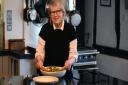 Mary Kemp in her kitchen, rustling up something special for that post-Christmas meal