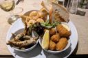Seafood platter at The Partridge, Clenchwarton