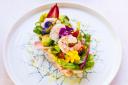 Prawn and crayfish salad, The Manor at Greasby. John Allen Photography,