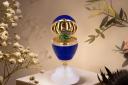 The one-of-a-kind Fabergé x Laings Thistle Egg Objet
