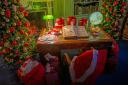 Father Christmas' writing desk is recreated at Mottisfont. Image: Dave Hughes