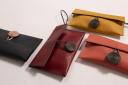 Handbags made completely from leather with no metal components Photo Eva Kecseti