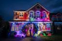 Michael Fenning puts the finish touches to his Wonka themed home in Doncaster