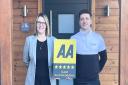 Woodlands Accommodation at Glen Lodge in Bawburgh has received a five-star AA rating