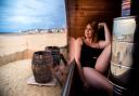 Warmth and great views at Sea Scrub Sauna, Margate