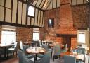 The Angel Inn's newly refurbished restaurant at Stoke by Nayland