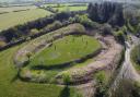 The first modern archaeological surveys of Castilly Henge near Bodmin have been carried out
