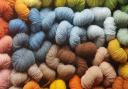 Some of the beautiful yarns created by Jenn Monahan