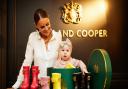 Jade Holland Cooper with daughter Saphaïa at the Holland Cooper Boutique