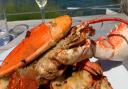 The view and the cooked lobster combine for a fabulous experience at the Cary Arms.