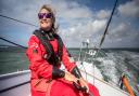 Poole-based sailor Pip Hare sailing Medallia in the Vendee Globe round the world race