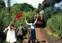 An iconic scene in The Railway Children filmed on the Keighley & Worth Valley Railway