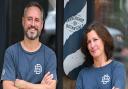 Marcus and Lisa are the owners at West Meon's Barbershop Botanicals