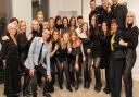 The Energy Hair team celebrates its big win. Picture: Energy Hair