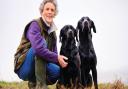 Tracey Kavanagh with her dogs Tor (left) and Rea (right)
