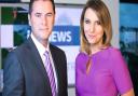 Westcountry News presenters Ian Axton and Kylie Pentelow