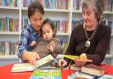 Mother and child at Maidstone Library
