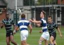 The 1st XV in action