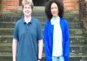 Cameron & Esme Go Blue for Ebola