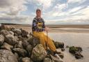 Queen's Guide to the Sands, Michael Wilson in Morecambe Bay