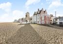 Flinders Cottage, Aldeburgh, for sale with Savills at  £600,000, is superbly situated in a prime position on Aldeburgh seafront. Photo: Savills