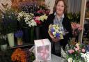 Edelweiss florists in Stowmarket prepares for Mothers Day. Isabel Wilton.