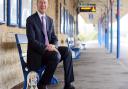 Michael Portillo officially opens the refurbished King's Lynn Station in July 2014. Picture: Matthew Usher.