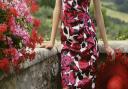 A floral and feminine Michaela Louisa dress ideal for a special occasion. Stocked at Jillian Hart, Babington Lane, Derby